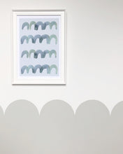 Load image into Gallery viewer, Mini Arches Abstract Print - Teal