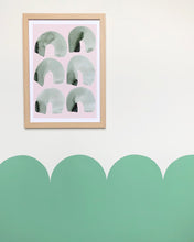 Load image into Gallery viewer, Arches Abstract Print - Pink