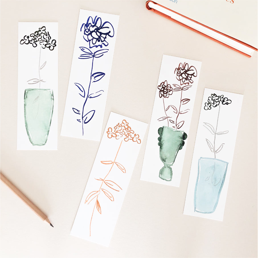 Ranunculus In Vase - Bookmark