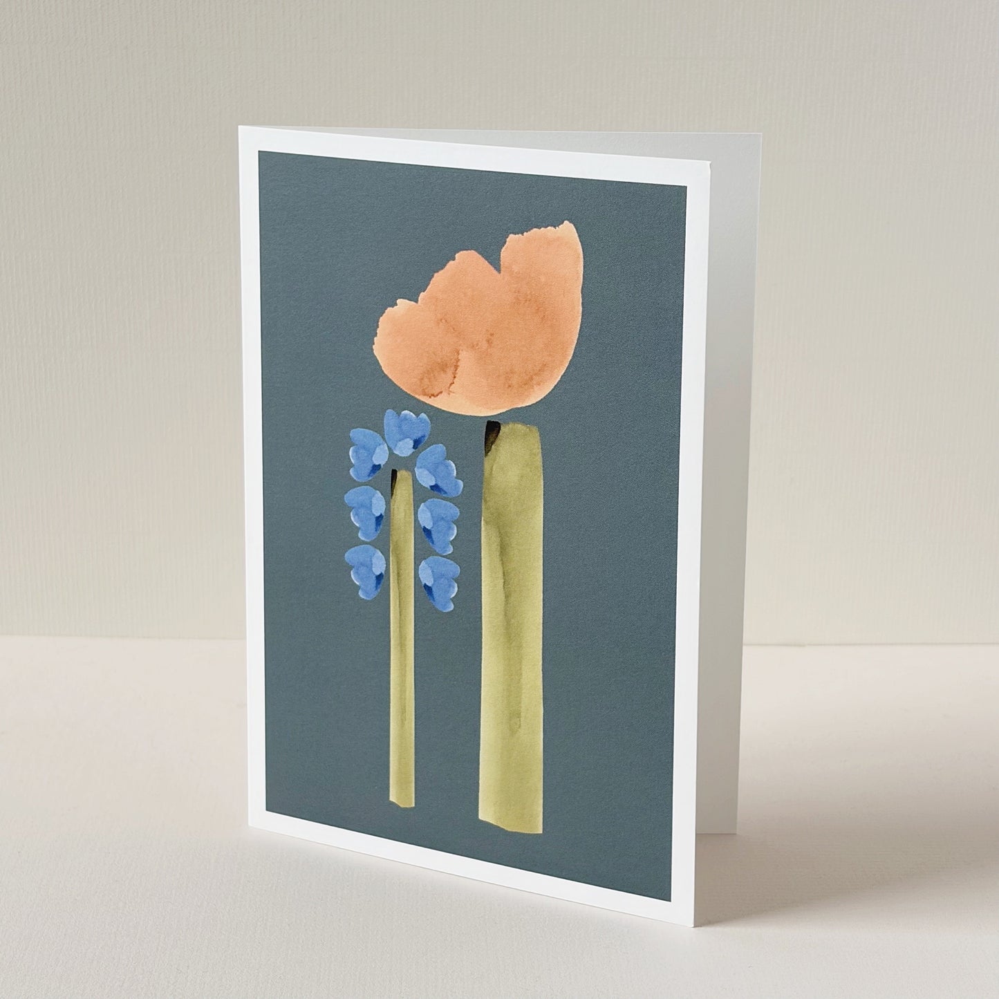 Bluebell and Poppy Card