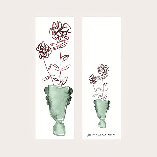Ranunculus In Vase - Bookmark