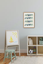 Load image into Gallery viewer, Mini Arches Abstract Print - Cream