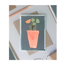 Load image into Gallery viewer, Tulip Pot Card - Green