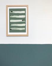 Load image into Gallery viewer, Stripe Abstract Print - Green