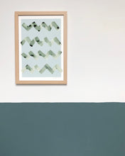 Load image into Gallery viewer, Wave Abstract Print - Blue