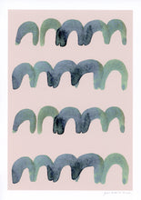 Load image into Gallery viewer, Mini Arches Abstract Print - Pink