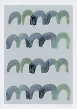 Load image into Gallery viewer, Mini Arches Abstract Print - Teal