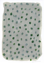 Load image into Gallery viewer, Mini Spots Abstract Print - Grey & Green