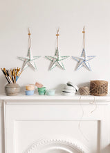 Load image into Gallery viewer, Large Hanging Star - Bluebell
