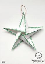 Load image into Gallery viewer, Large Hanging Star - Pea Green
