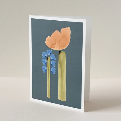 Bluebell and Poppy Card