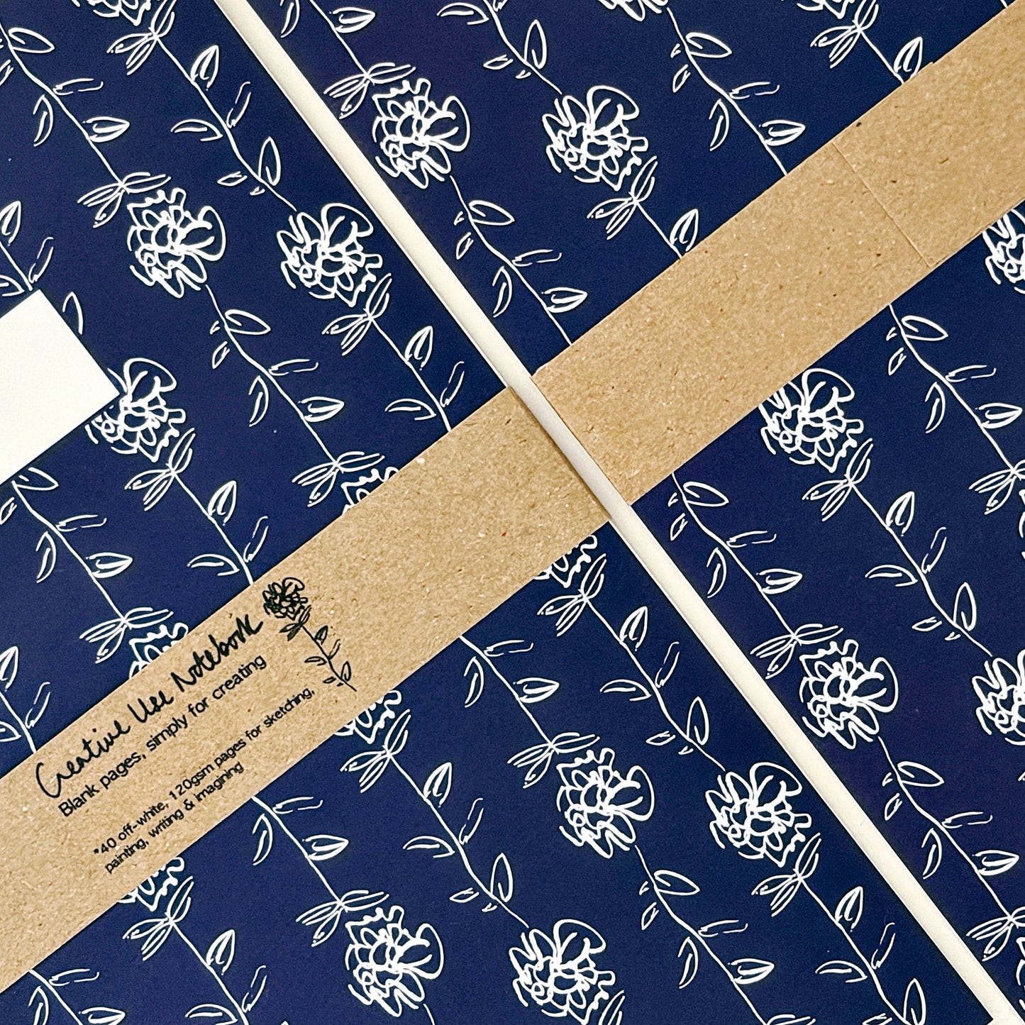 Ranunculus On Blue - Creative Use Notebook