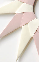 Load image into Gallery viewer, Pink and Vanilla Starburst Paper Decorative Wreath
