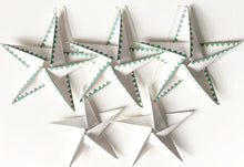 Load image into Gallery viewer, 5 Star Garland - Sea Foam Geometric Edge
