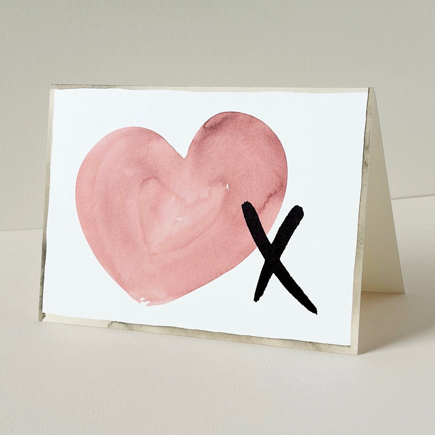 Heart & Kiss - Valentines Card