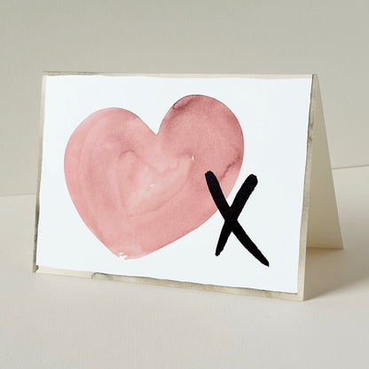Heart & Kiss - Valentines Card