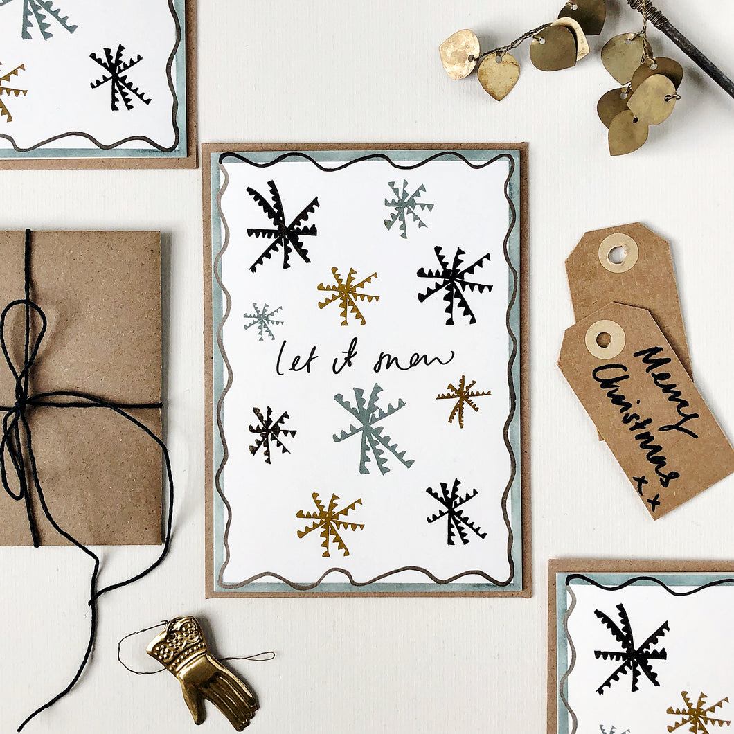 Let It Snow Christmas Card