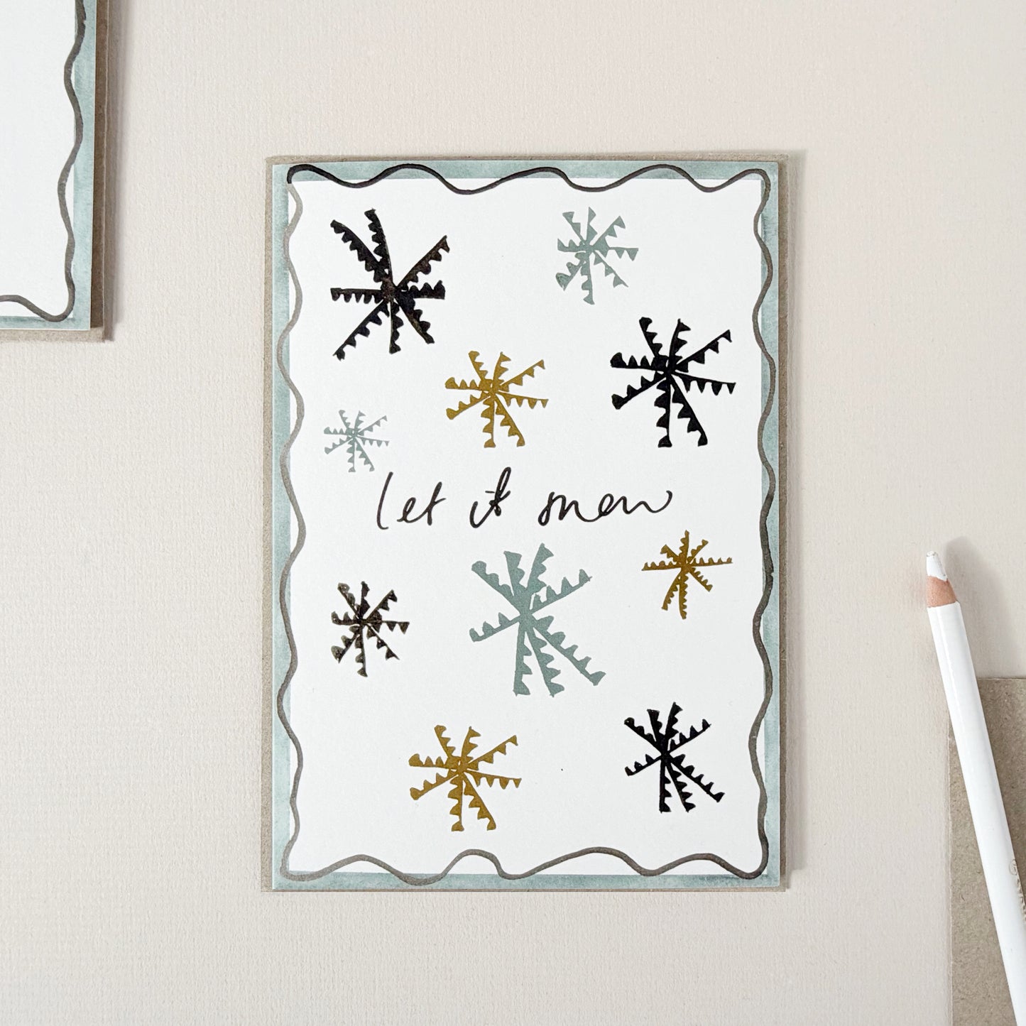 Let It Snow Christmas Card