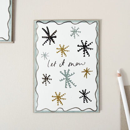 Let It Snow Christmas Card