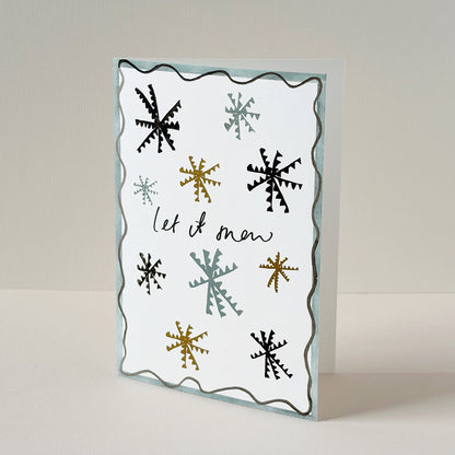 Let It Snow Christmas Card