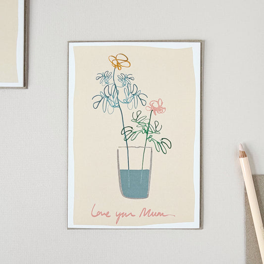 Love You Mum - Mothers Day Card