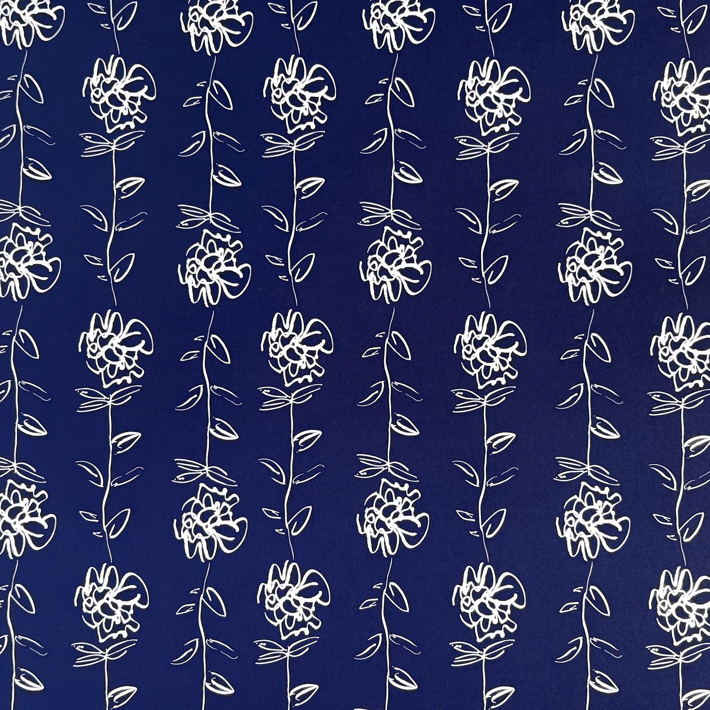 Ranunculus On Blue - Gift Wrap